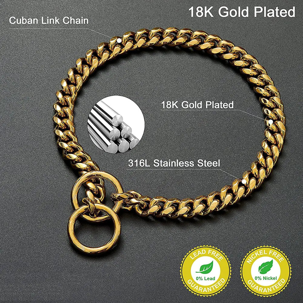 Cuban Link Dog Chain