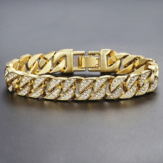 Miami Gold Curb Cuban Armband