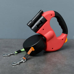 Dog Leash Dual/Singel With Light