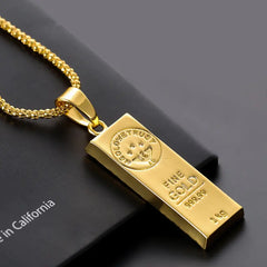 Necklace Gold Bar Mini