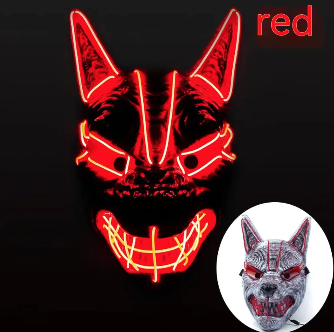 LED helmask