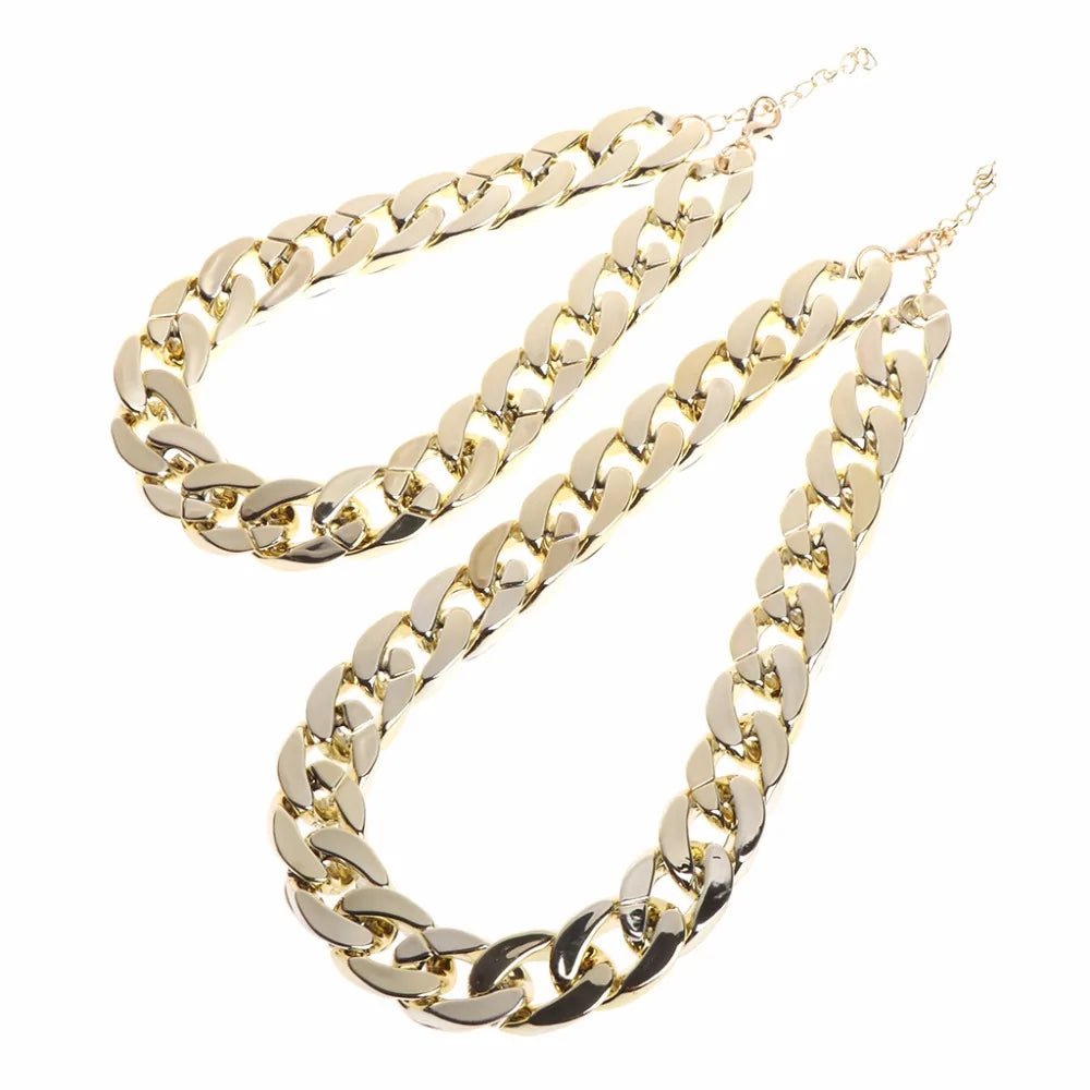 Gold Pet Chain Necklace