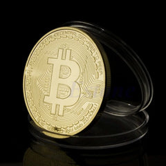 Bitcoin 24k Gold Plated Token