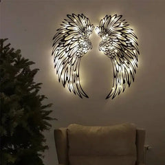 Angel Wings Wall Art With Led Lights