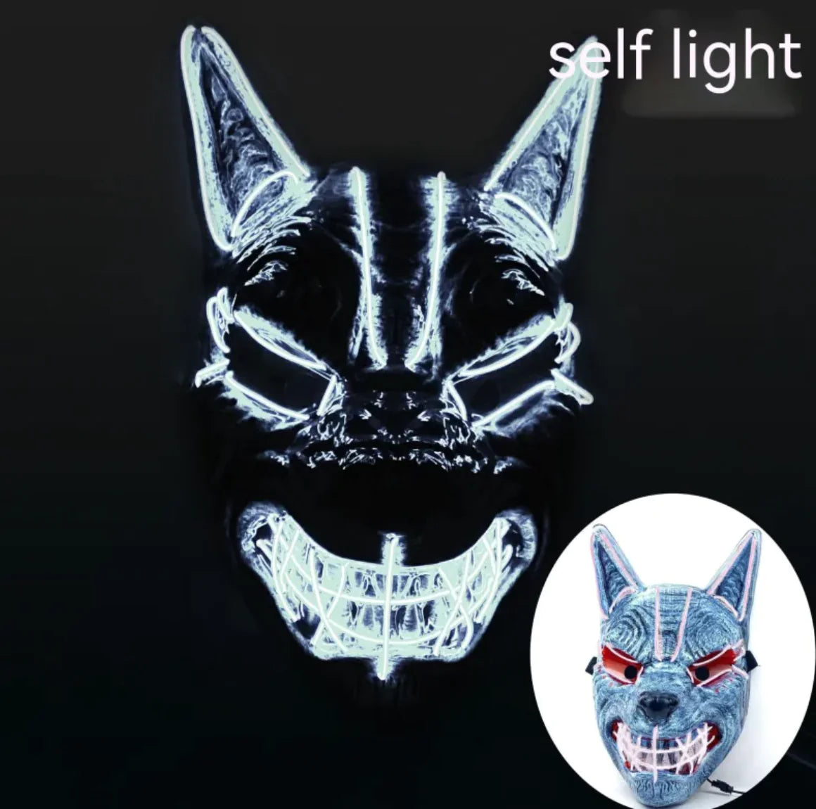 LED helmask