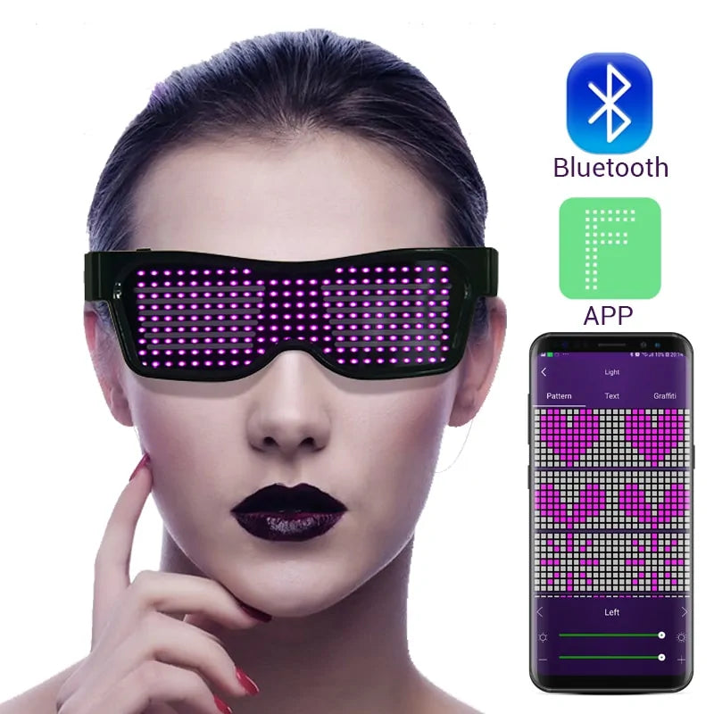 Glasses LED Bluetooth