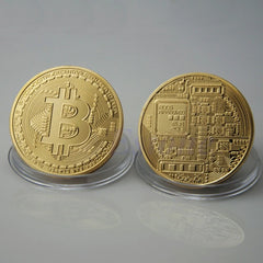 Bitcoin 24k Gold Plated Token