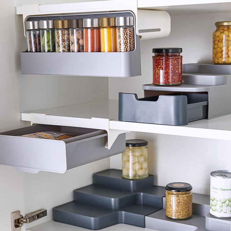 Köks självhäftande Väggmonterad Spice Organizer