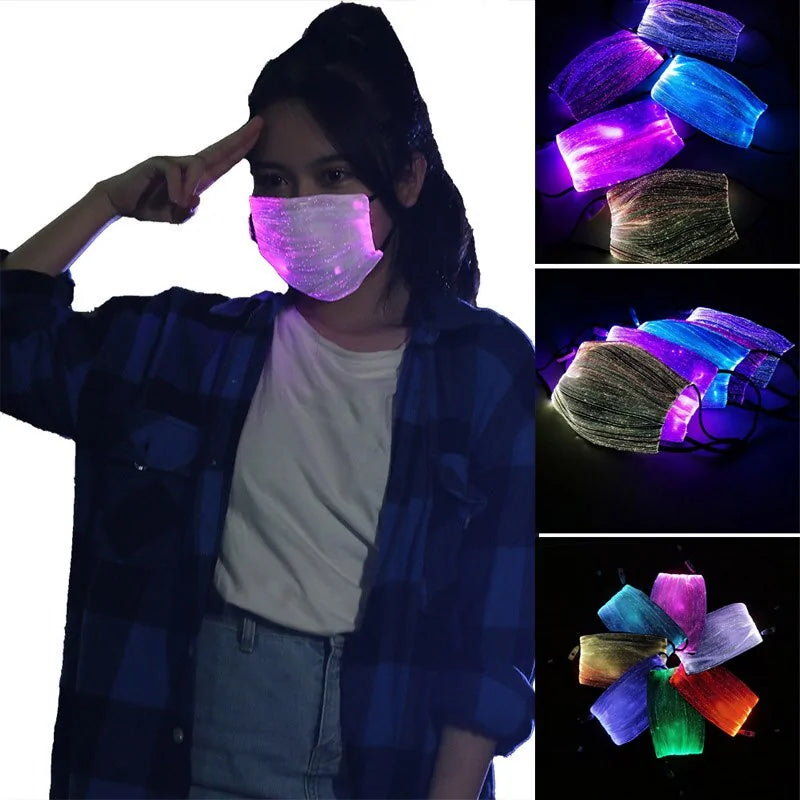 LED Face Mask 7 Color USB