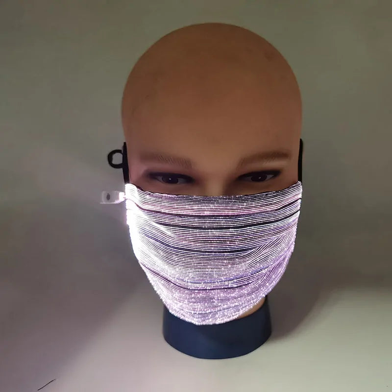 LED Face Mask 7 Color USB