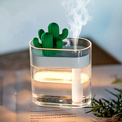 160ML Air Humidifier Cactus Color Light USB Essential Oil Diffuser Car