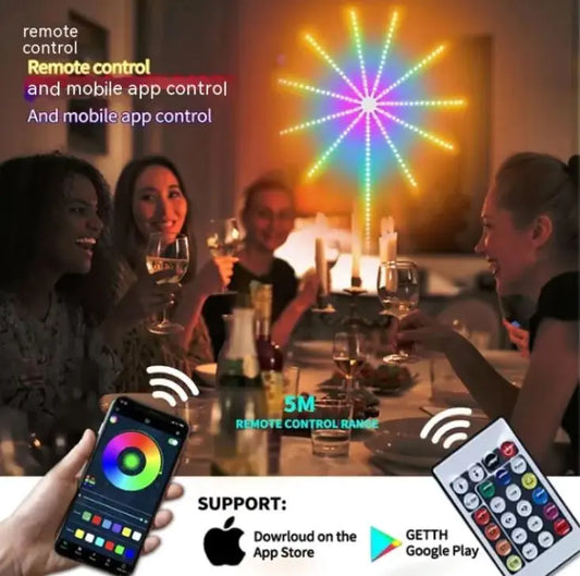 Led färg Bluetooth Music Ambience Light