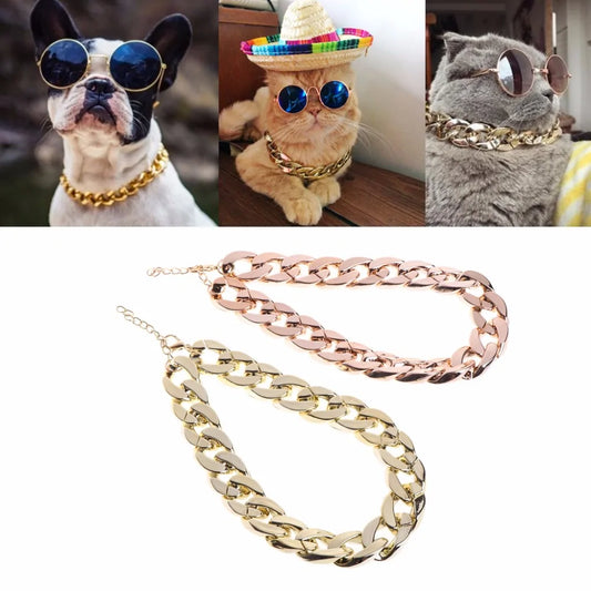 Guld Pet Chain Halsband